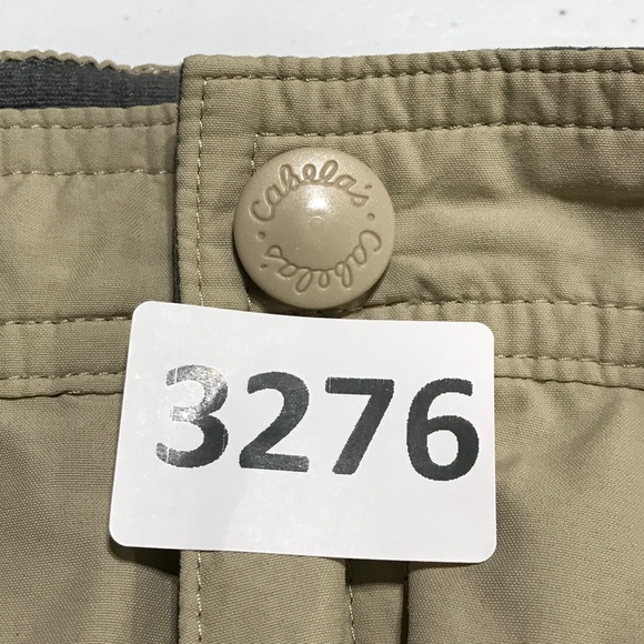 Cabelas Guide Wear Cargo Shorts Belted Mens 2XL Nylon - Picture 9 of 9